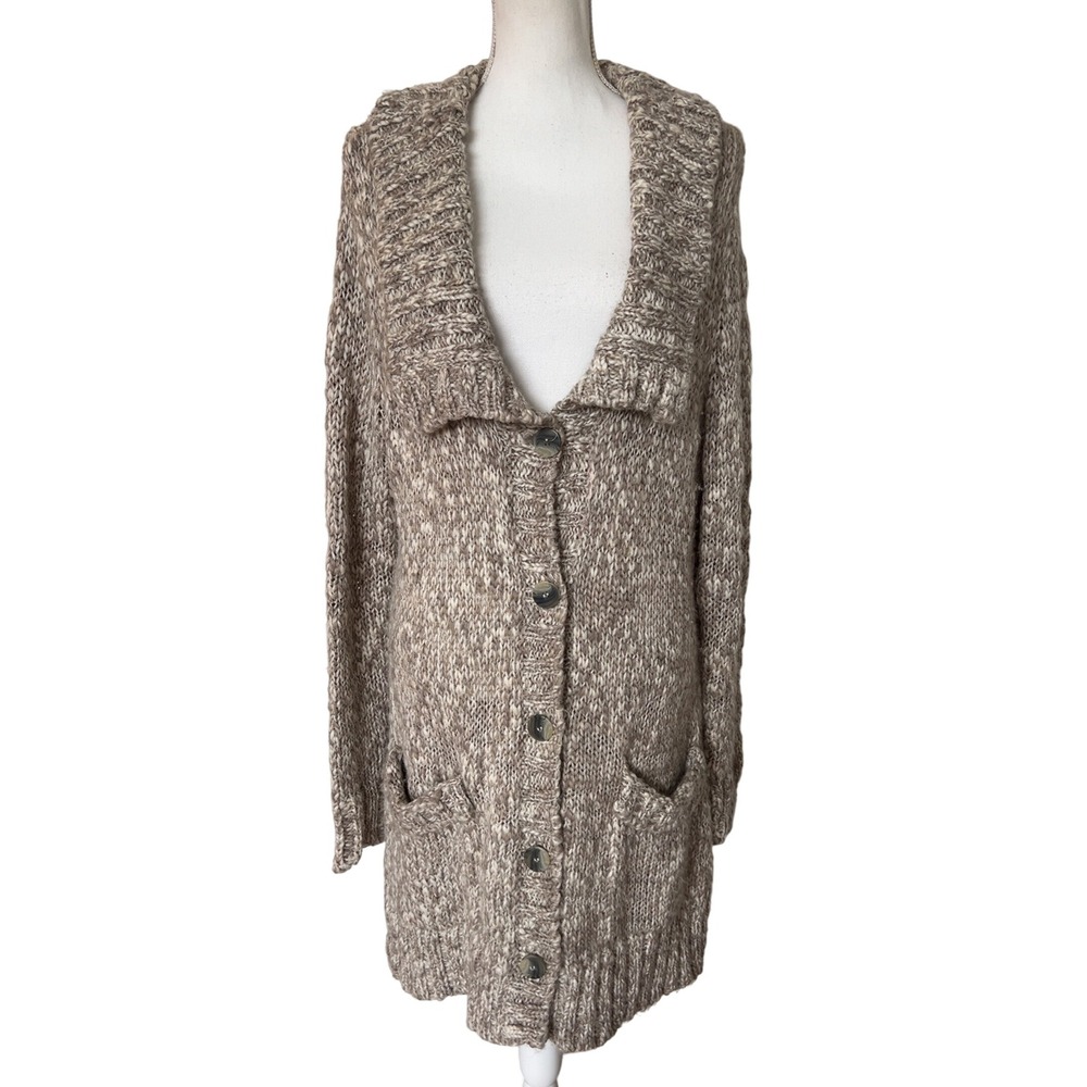 FINAL CLEARANCE J. Jill Wool Alpaca blend cardigan duster size Large